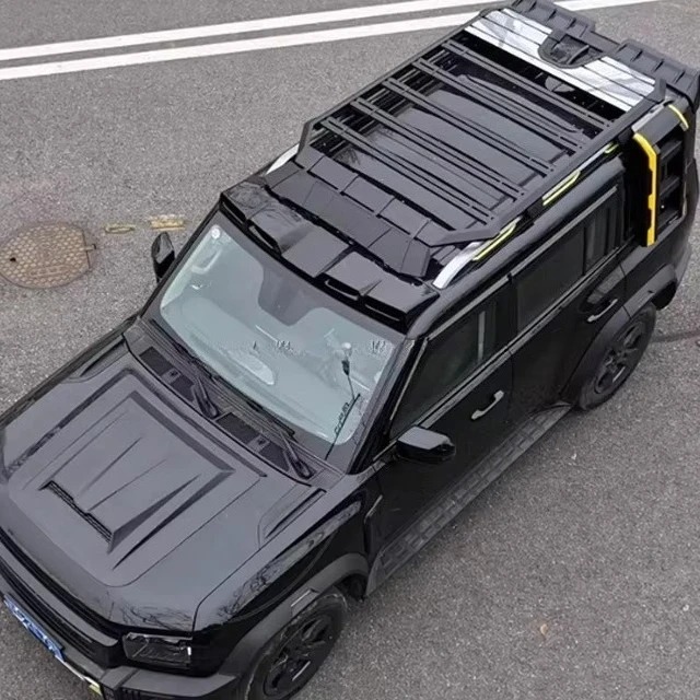 High Quality Aluminum Alloy Explorer Roof Luggage Cargo Carrier Platform Rack for Jetour T2 Accessories